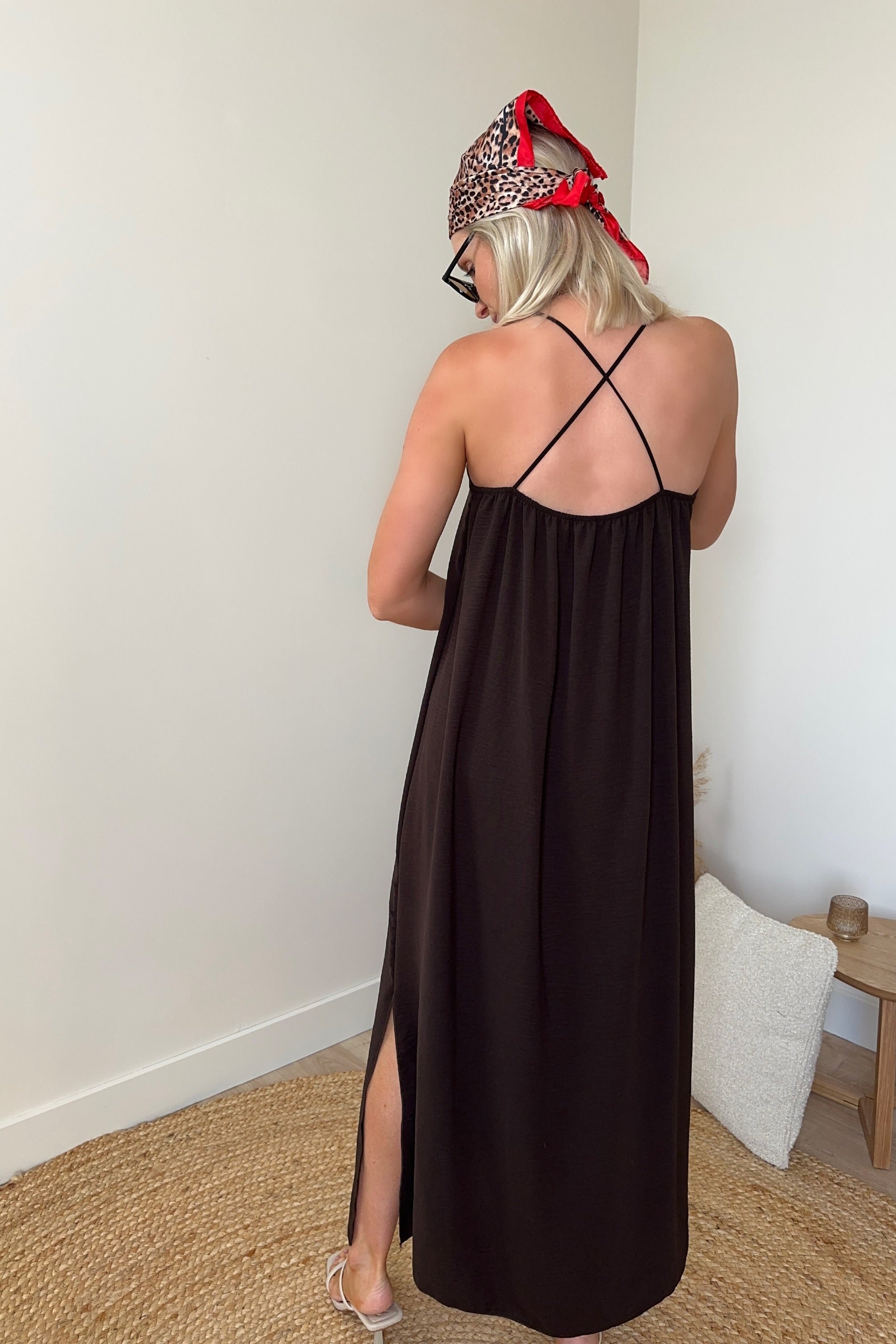 KIKI DRESS BROWN