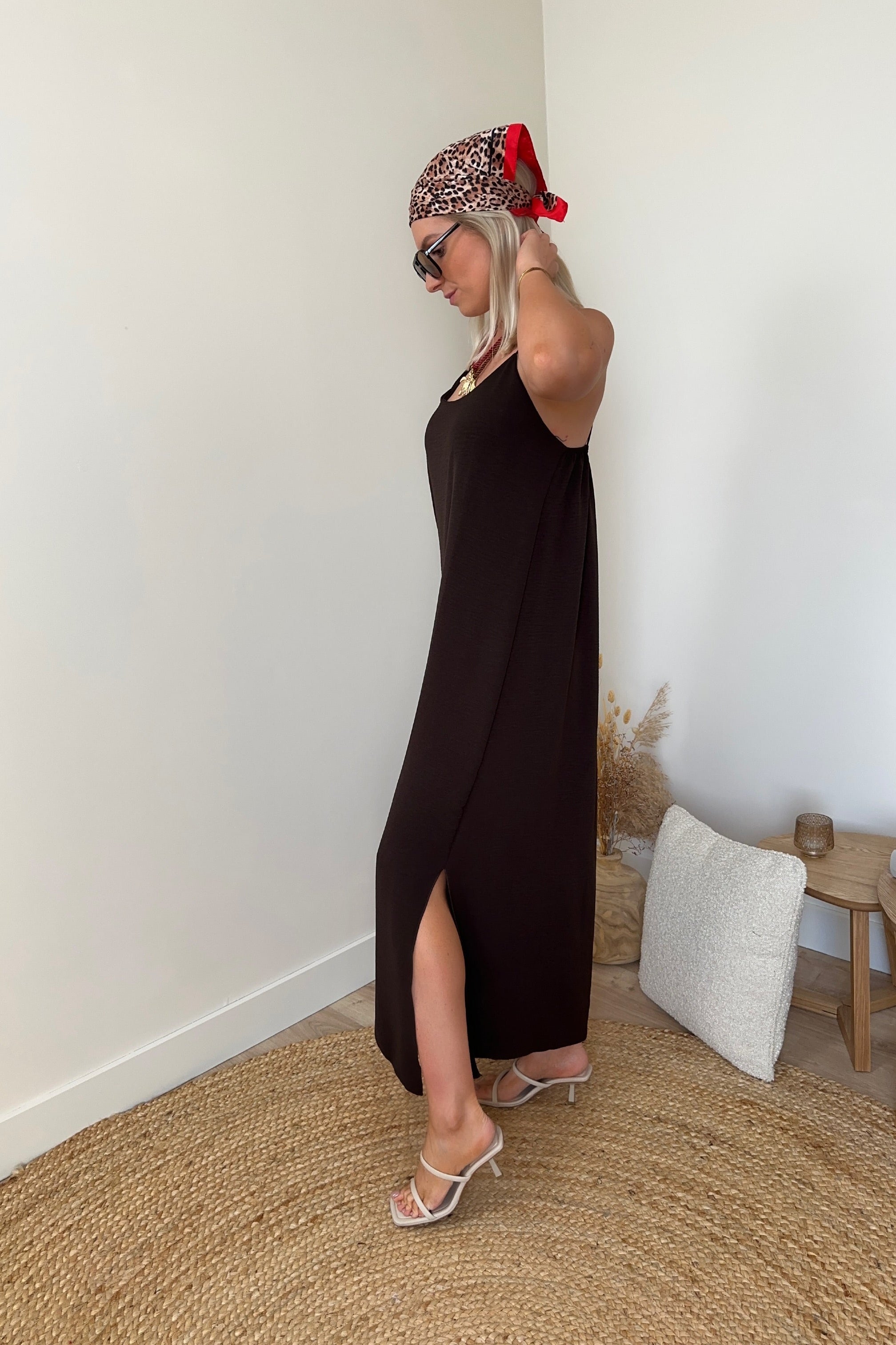 KIKI DRESS BROWN