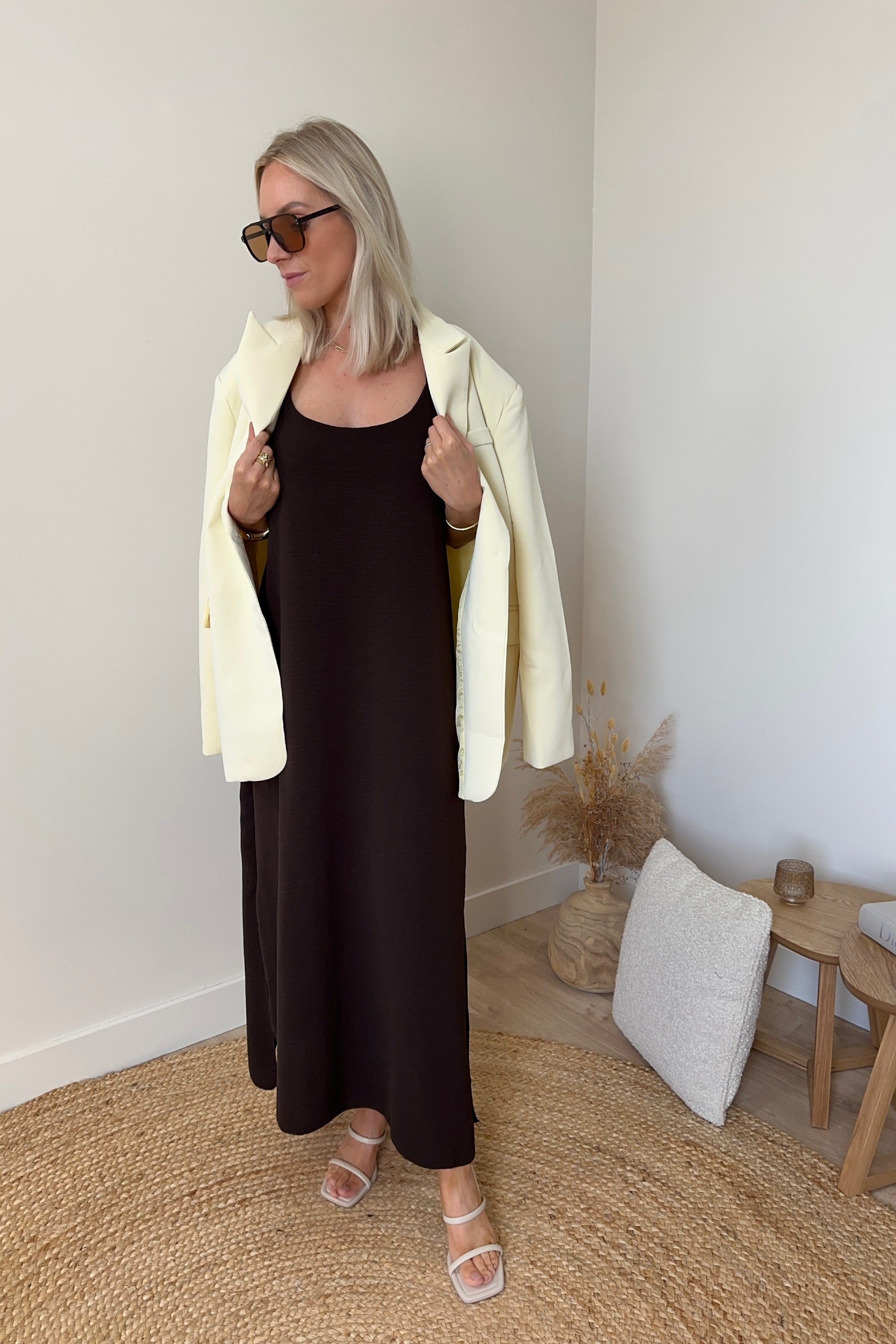 KIKI DRESS BROWN