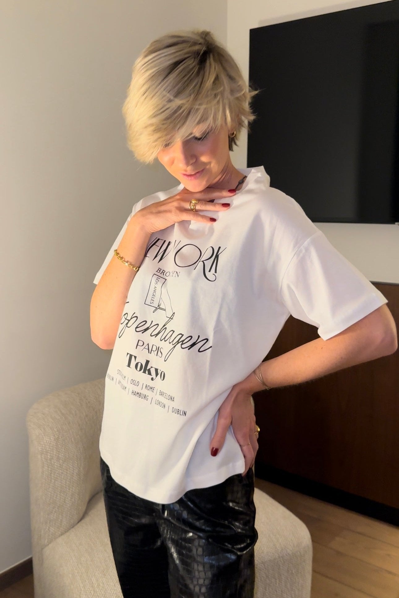 ELECTRA T-SHIRT OFF WHITE
