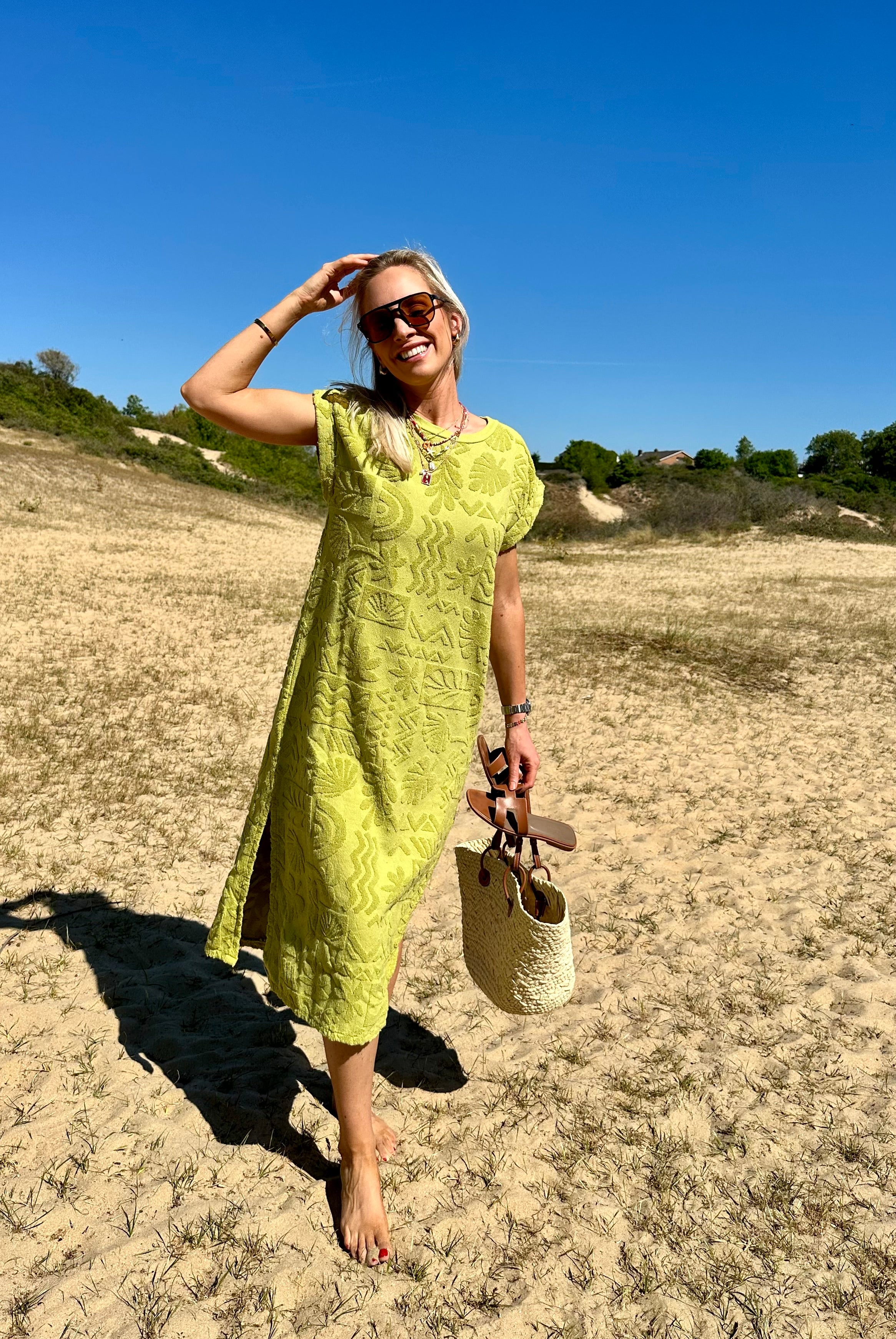 ALEXIA DRESS GREEN