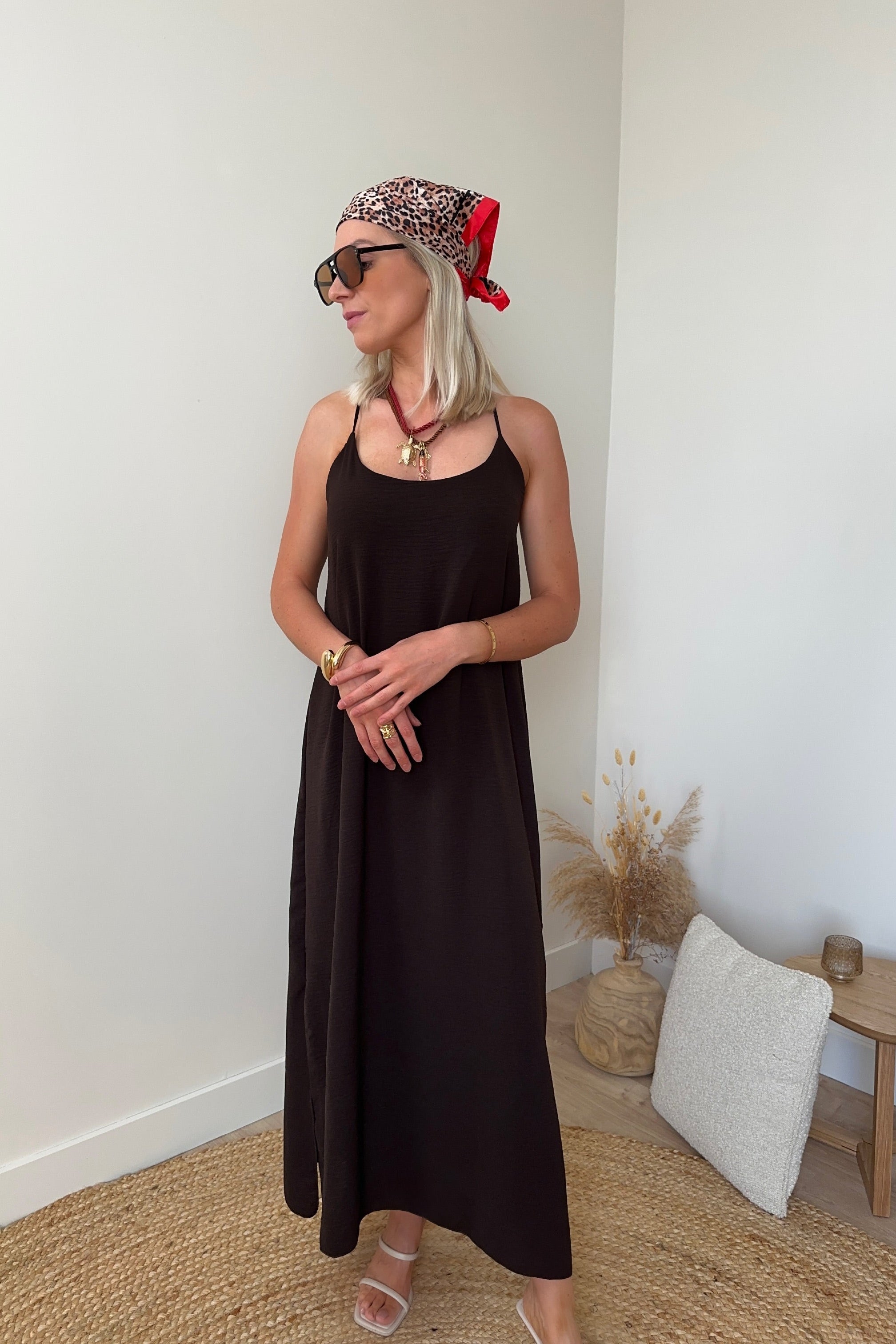 KIKI DRESS BROWN