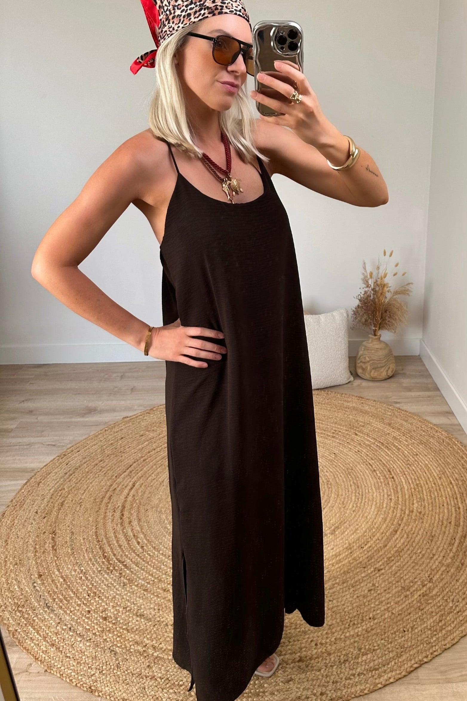 KIKI DRESS BROWN
