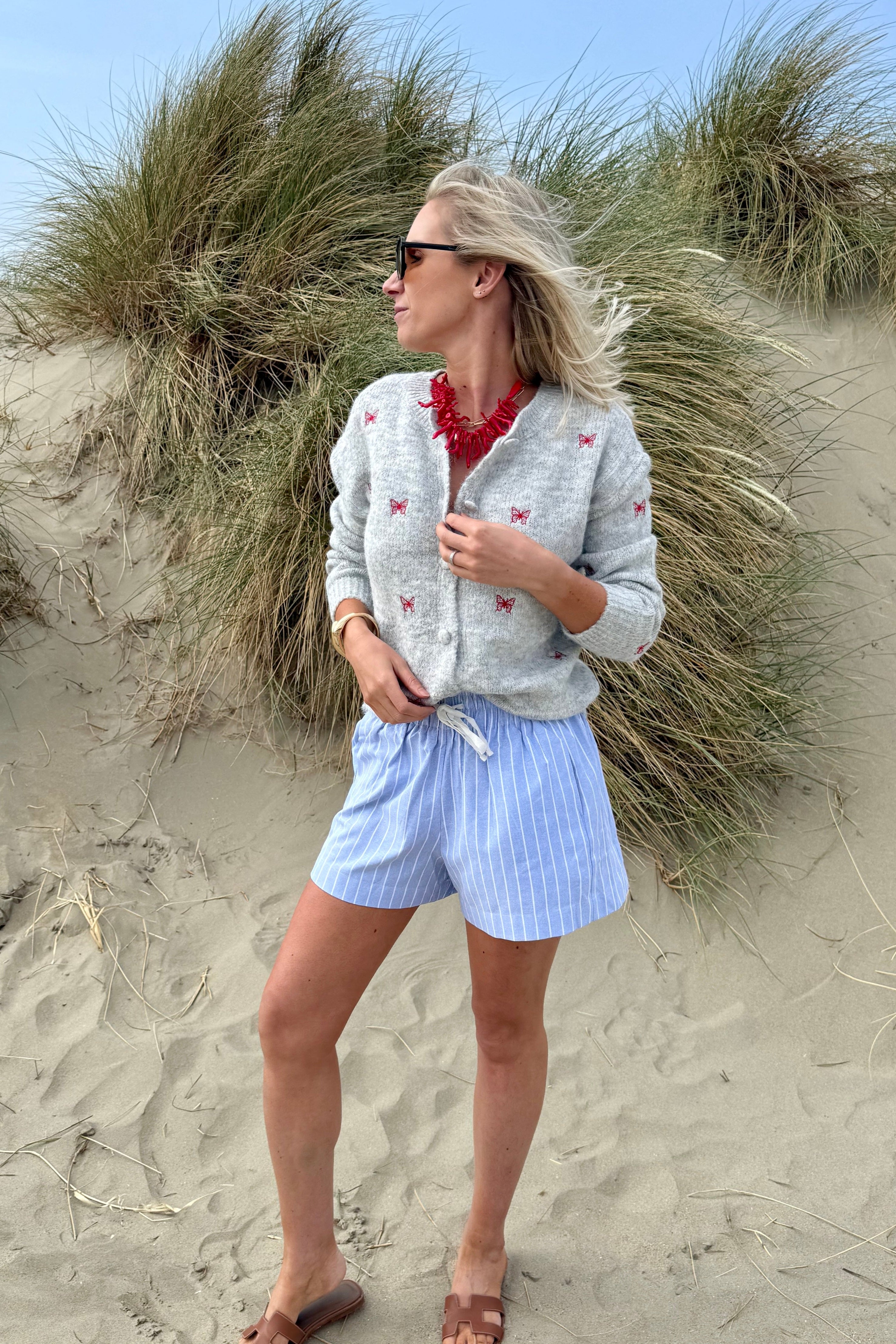 GLYNIS STRIPED SHORT