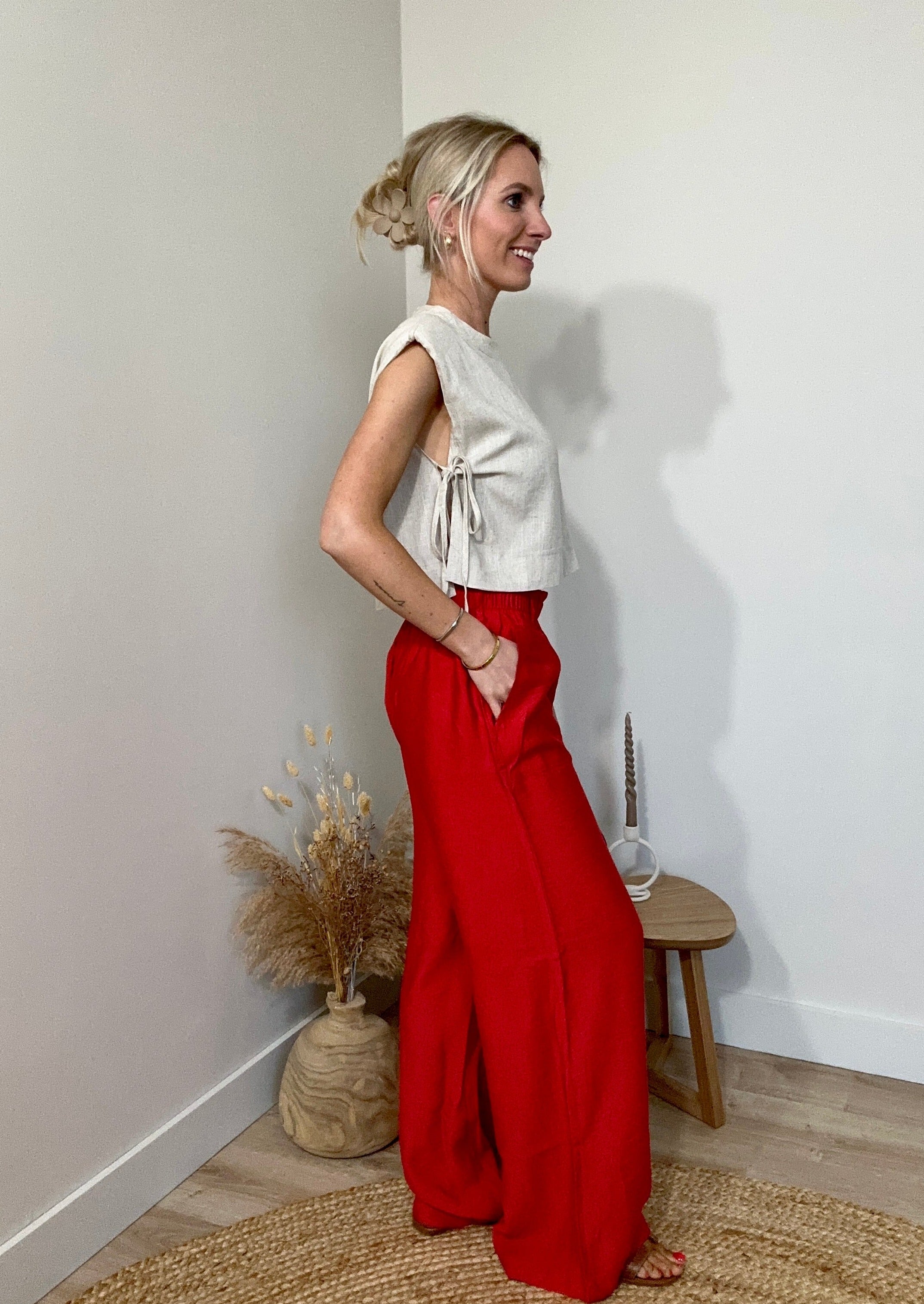 BEAU LINNEN BLOUSE