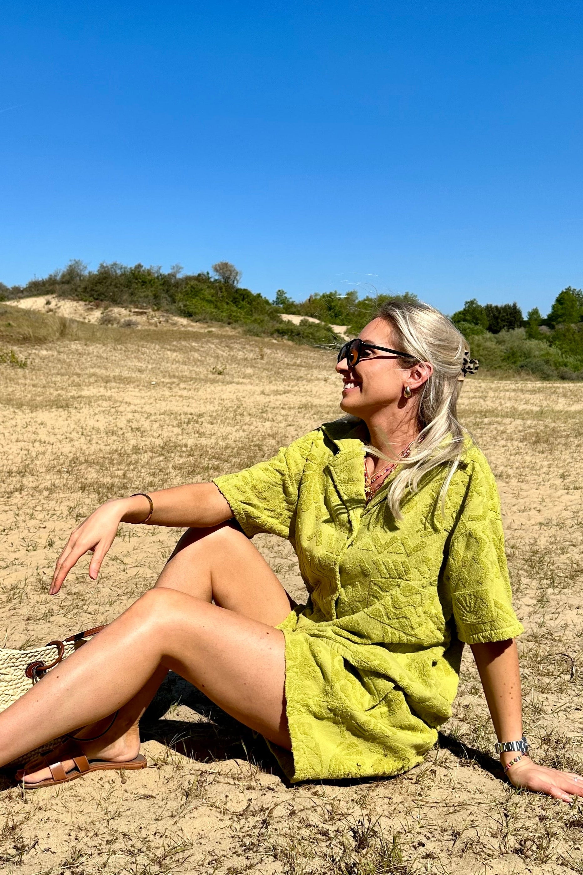 ALEXIA BLOUSE GREEN