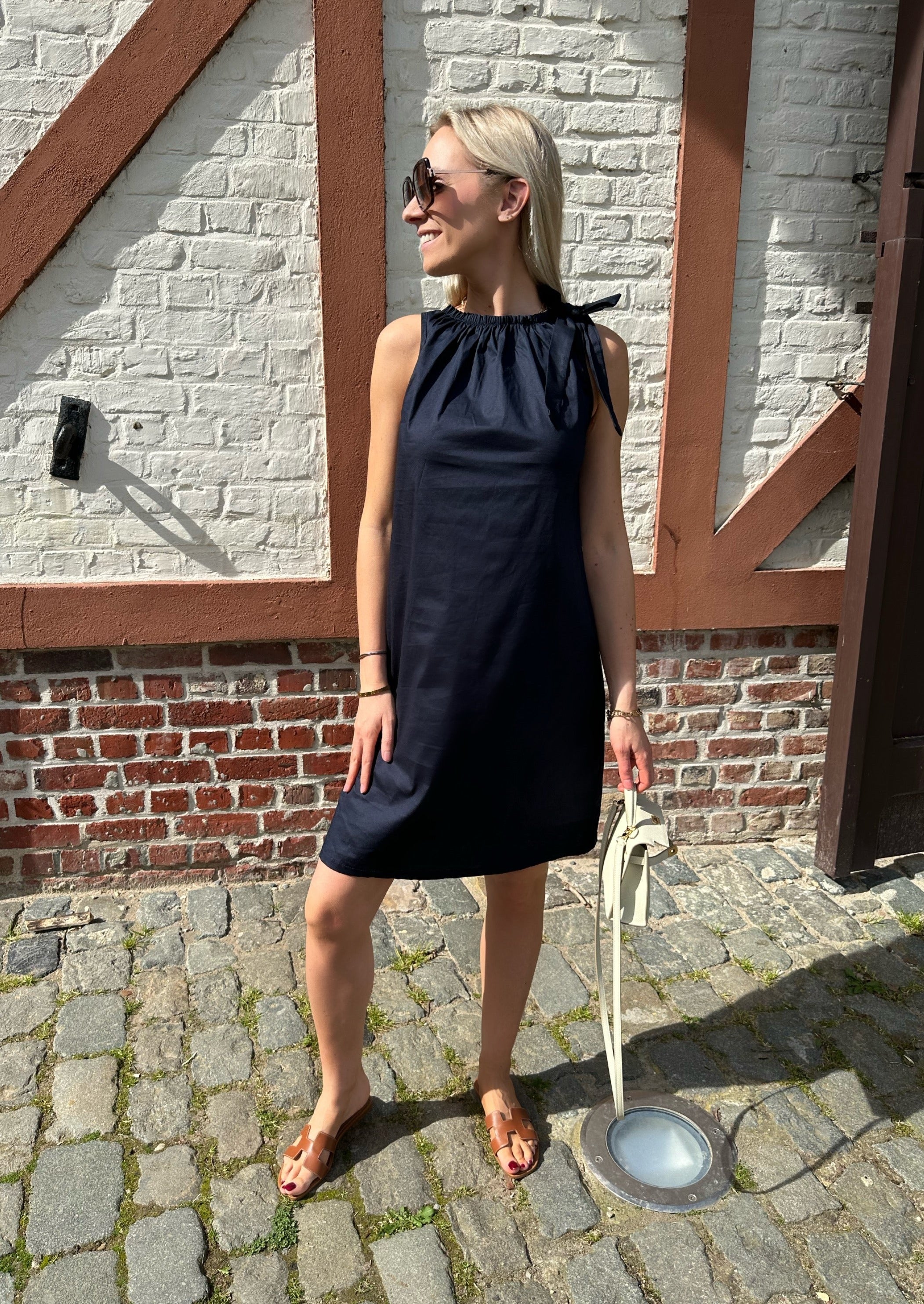 FIORE DRESS NAVY