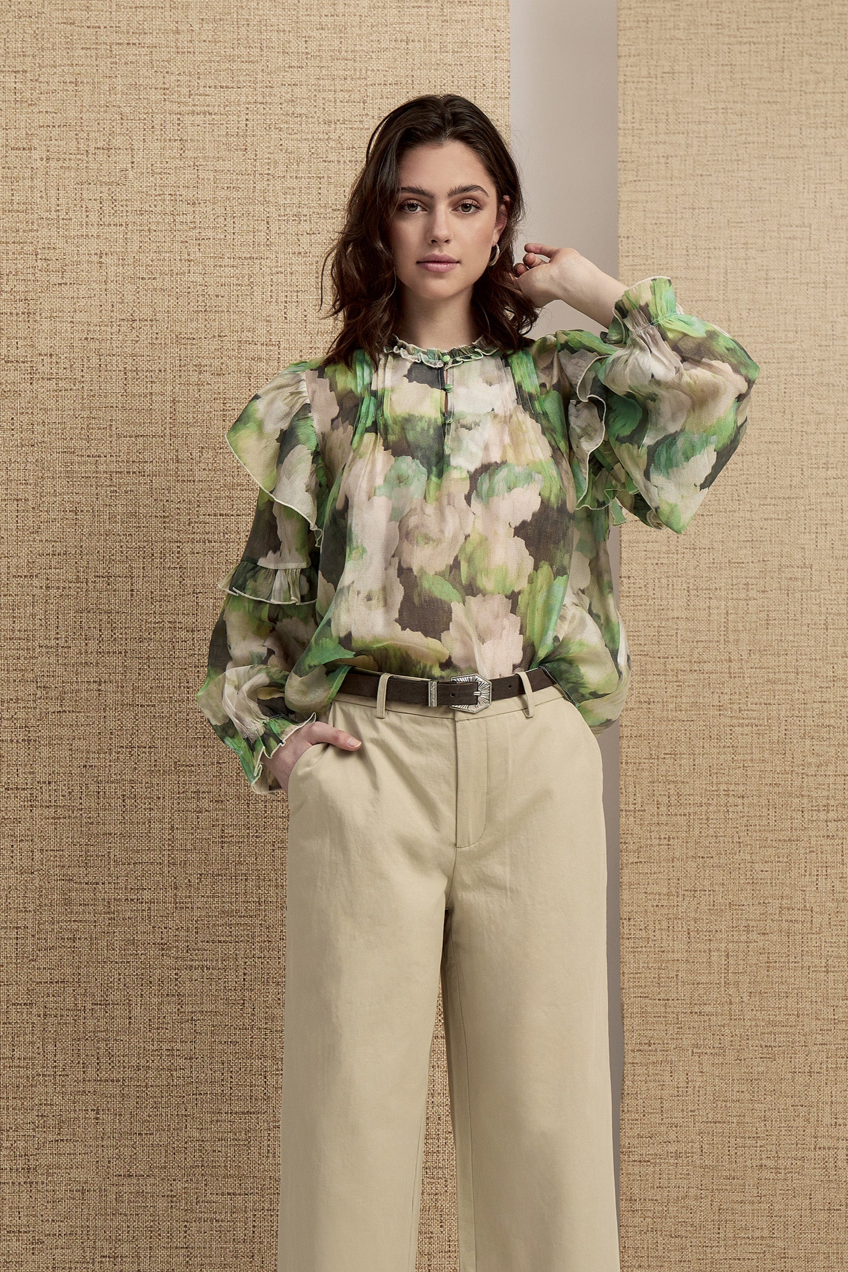 FLEUR LONG SLEEVE BLOUSE